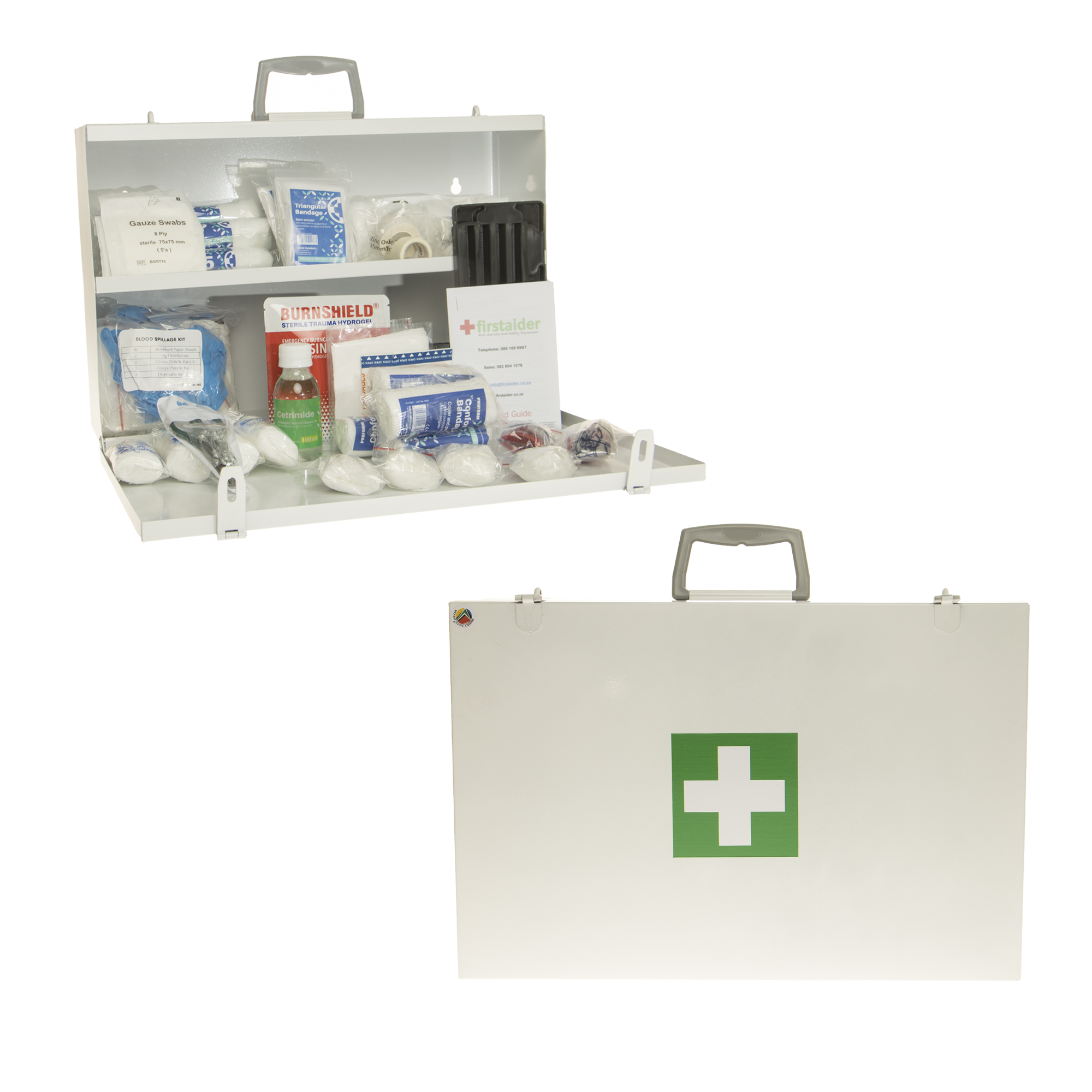 Regulation 7 First Aid Kit (5-50 Persons) in Metal Box by Firstaider