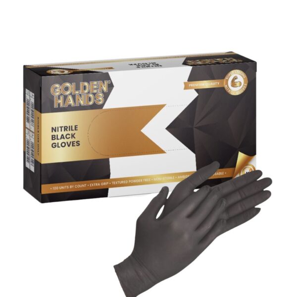 Black Nitrile Gloves
