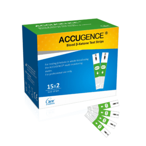Accugence Blood Ketone Test Strips 15 x2