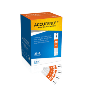 Accugence Uric Acid Test Strips x25
