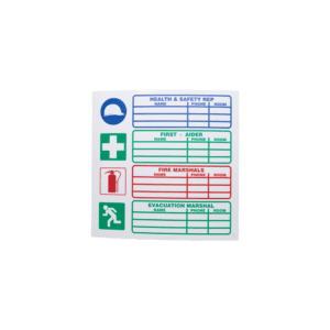Safety Rep in Charge Sign 290x290