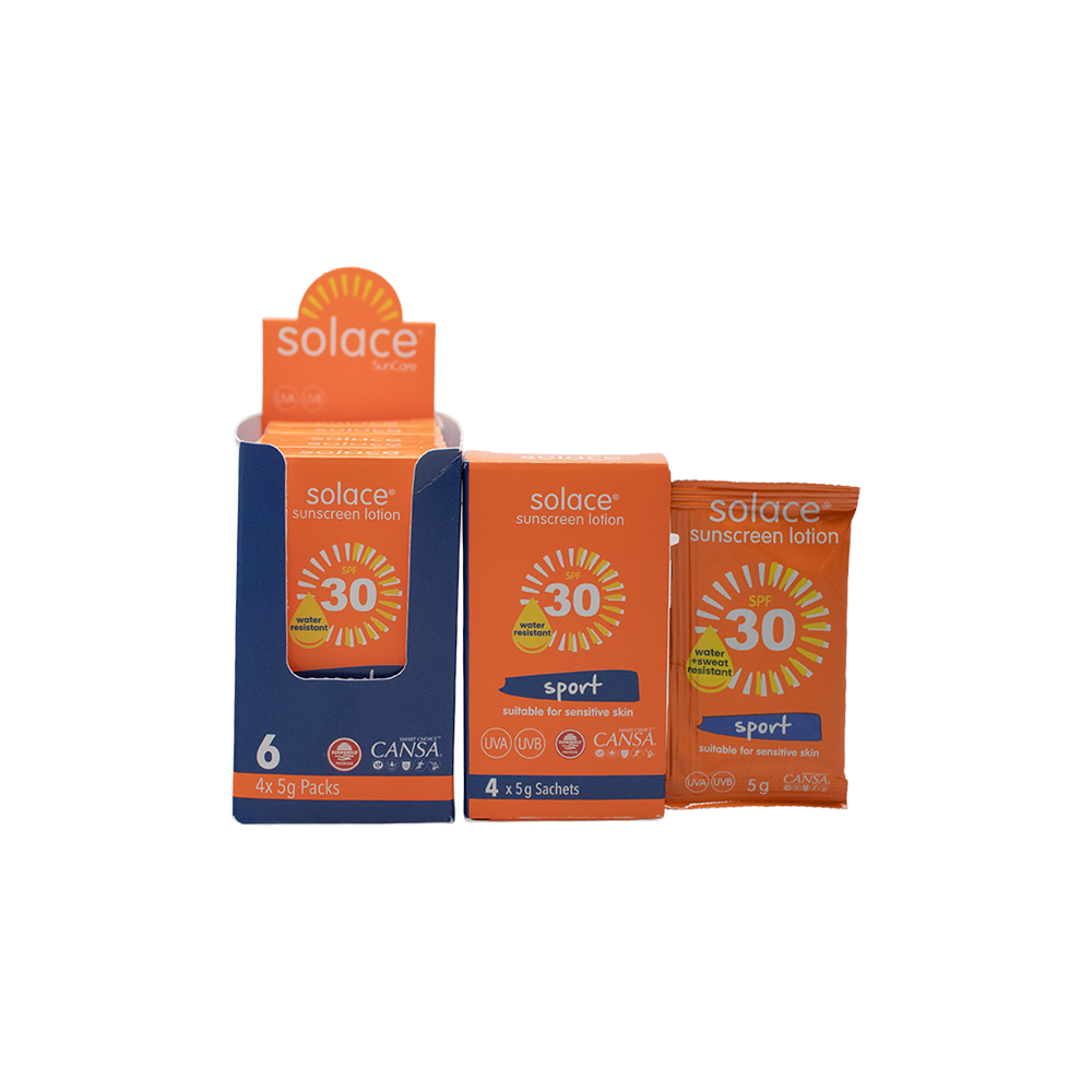6 Pack - Solace Sunscreen Lotion SPF30 4 x 5g
