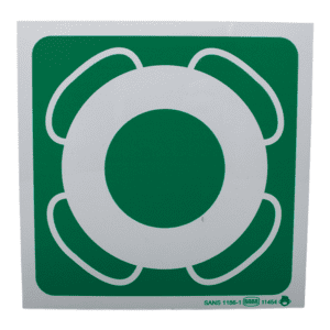 Sign - Life Buoy 190x190mm