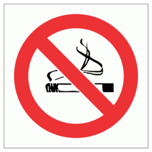 No Smoking Sign ABS 190x190