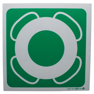 Life Buoy Sign 290x290mm
