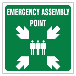 Emergency Assembly Point Sign 290 x 290