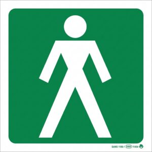 Mens Toilet (290x290mm) ABS