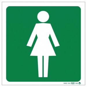 Ladies Toilet (290x290mm) ABS